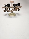 Vtg Standard Revolving Rubber Stamp Carousel Holder W 8  Wooden Po Stampers Mail