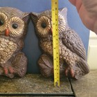 Vintage Great Horned Owl Pair Wall Hanging Mcm 1970s Plaque Retro Foamwear