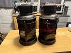 Antique Vintage Eli Griffiths   Sons Copper Ships Lantern Pair Read