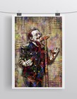 Bono Of U2 20x30in Poster  U2 Bono Tribute Print U2 Colorful Free Shipping Us