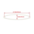 New Abs Oval White Porthole Boat Bow Window Outer Ring For Sea Ray 225 Weekender