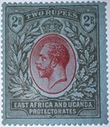 Travelstamps  1912 East Africa   Uganda  sg 54 2r  Red   Black blue - Kgv   Mogh