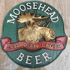 Vintage Moosehead Canadian Lager Beer Plastic 3d Advertisement Ad Sign 14 