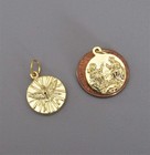 3 Pc Round Dove Holy Spirit Confirmation Charm Italy Rosary Bracelets M115 Gold