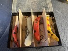 A Group Lot Of Vintage Fishing Lures And Tackle Various Brands Fish Hooks