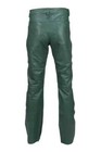 Mens Biker Jeans Real D-green Or  Cow Leather Sleek And Sexy 501 Style Pants New