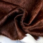 Real Dark Brown   White Cowhide Rug Natural Hair 6x6 Ft Cowhides Cow Hide Skin