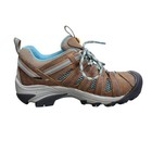 Keen Boots Voyageur Vented Brown Blue Leather Hiking Shoes Womens Size 7 5