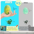 Kids Bath Bombs With Surprise Toy Inside 6 Pack Dinosaur Egg Fizzies Organic Bub