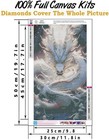 Diamond Painting Kits For Adults white Dragon 5d Diy Diamond Art Kits For Adults