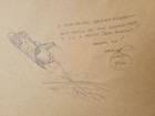 Hank Caruso Marines Usmc Cartoon Hand Drawn Sketch-gift Maj Gen Charles Bolden