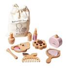 Pretend Beauty Salon Play Set Wooden Makeup Toy Set For Halloween Children