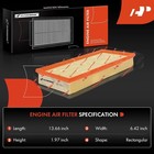 A-premium Engine Air Filter - Compatible With Land Rover Discovery  Range Rover 