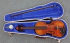 Restored Vtg E R Pfretzschner 1 2 Violin Mittenwald Germany W case  Bow   Rosin
