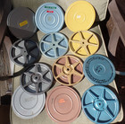 Home Film Reel Lot Of 6   8mm   Super 8   7 Inch Cans  Movie Props Free Shipping