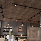 Faux Tin Vintage Ceiling Tiles Decor Wall Panels Pl63 Weather Copper 10pcs lot