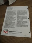 Marmon 1983 57-f Truck Original Standard Specifications Page Brochure 