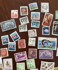 Vintage Stamp Lot  100 Used Stamps From Around The World