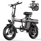 Askgo Lightweight Folding Ebike 1000w 48v 25mph 14  Electric Bike For Adults