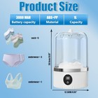 2025 New Portable Ultrasonic Mini Washing Machine     Rechargeable Travel 