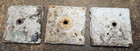 Lot Antique Ornate Architectural Element Cast Iron Rosette Base Escutcheons
