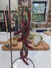 Handmade Cast Iron Red Chili Peppers Wind Chime Decoration Art Southwest 
