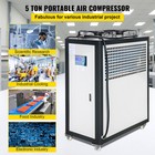 5 Ton Air-cooled Industrial Chiller Led Display Stainless Steel Water Tank