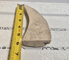 Vintage Faux Scrimshaw Resin Whale Tooth Ship Beatrice 1797 Luck To Women