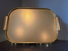 Mcm Vintage Mid-century Modern Kaymet Bar Drink Tray Gold England Retro C 1950