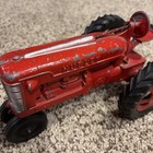 Hubley Antique Cast Iron Red Farm Implement Tractor Toy