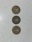 1970 Vintage New York City Transit Authority Travel Good For One Fare Token 17mm