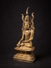 Special Antique Bronze Burmese Buddha Statue From Burma  myanmar   17th Century