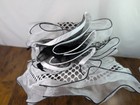 Organza Church Hat Women Kentucky Derby Wide Brim Black White Dress Tea Party