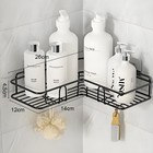 Corner Shower Caddy Shelf-triangular Bathroom Bath Storage Organizer Rack Holder