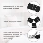 Bed Sheet Fasteners  4 Pcs Adjustable Triangle Elastic Suspenders Gripper Hol   