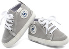 Baby Girls Boys Shoes Anti-slip Newborn High Top Canvas Denim Unisex Infant 