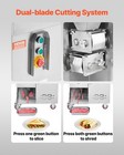 Vevor Meat Cutter Machine 1100w Commercial Cutter Meat Slicer For Kitchen