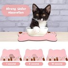 Zoeeya Cat Food Mats For Floor Cat Water Bowl Mats Pet Feeding Absorbent Mat