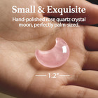 Sister Gift  Rose Quartz Moon Pocket Hug With I Love You Message Card rose 
