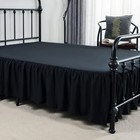 Bed Skirt Full Size Ruffled Bed Skirt With Split Corners  16 Inch Drop Dust Ruff