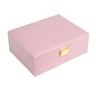 Sophisticated Jewelry Casket Large Size Jewelry Display Holder For Travel Home