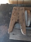 Vintage Wooden Scrusher Brush And Shoe Rest One Of A Kind Must Have For Collecto