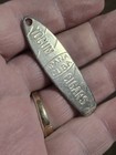 Vintage Figural Charge Coin Fob Yocum Brothers Cigars Reading Pa Cigar Shaped