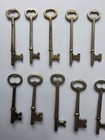 Lot Of 20 Vintage Antique Old Skeleton Keys Germany Curtis Taylor Various Sizes