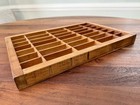 Vtg Wooden Printers Drawer Tray Shadowbox Trinket Shelf Cottagecore 11x16 5