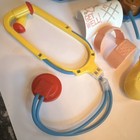 Vintage Fisher-price Medical Kit Pretend Play Set W  Bag   Accessories