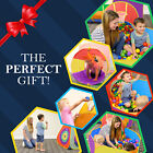 Hide N Side 7pc Kids Ball Pit Basketball Tent Tunnel Toy W  Bag  Fast Exp Ship  