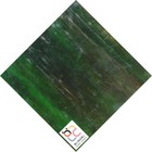 8 X 10 In Green W  Steaks Of Amber Wissmach Stained Glass Sheet   Binari
