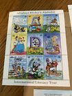 Tanzania 1991 Disney 5 X Block   Sheet All About Mickeys Alphabet Rare Full Set