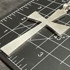 Mjg Sterling Silver 3  Gothic Black Sabbath Cross    20  Cable Chain  37 Grams